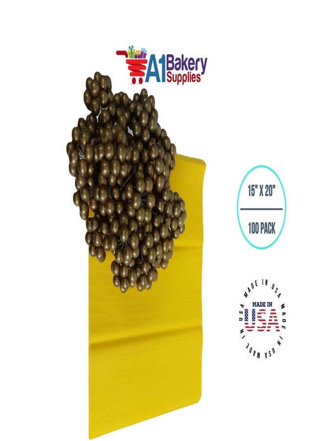 مستلزمات أيه1 باكيري ورق تغليف هدايا فاخر من A1 Bakery Supplies، بنقشة الهندباء، مقاس 15 × 20 بوصة، 100 ورقة - Image 4